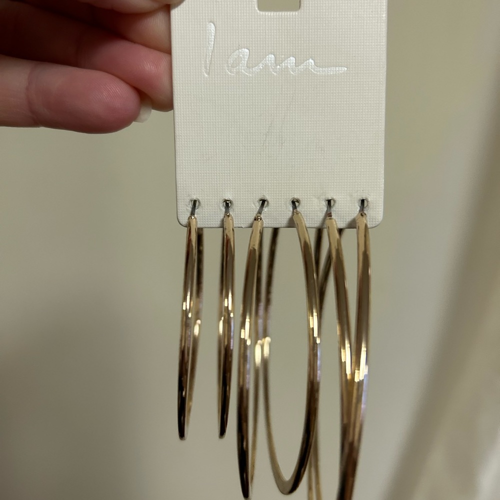 New 3 sets of earrings